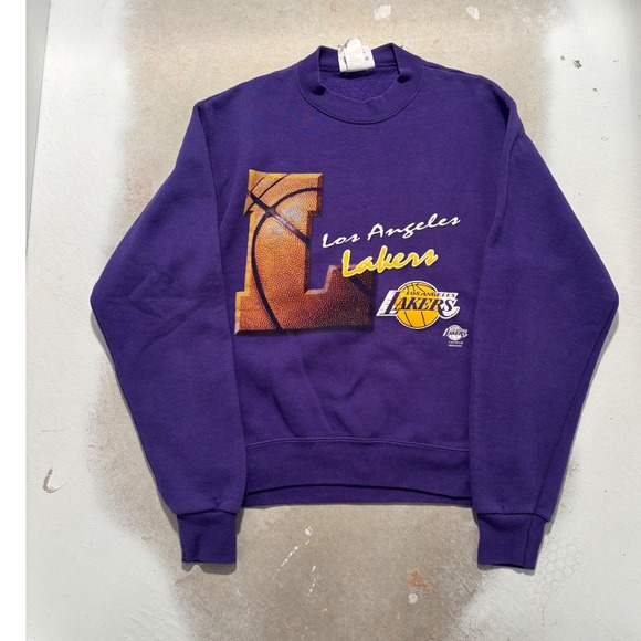 Lee Sport Other - Vintage Lee Sport Los Angeles Lakers Sweatshirt Mens L Purple NBA Made in USA